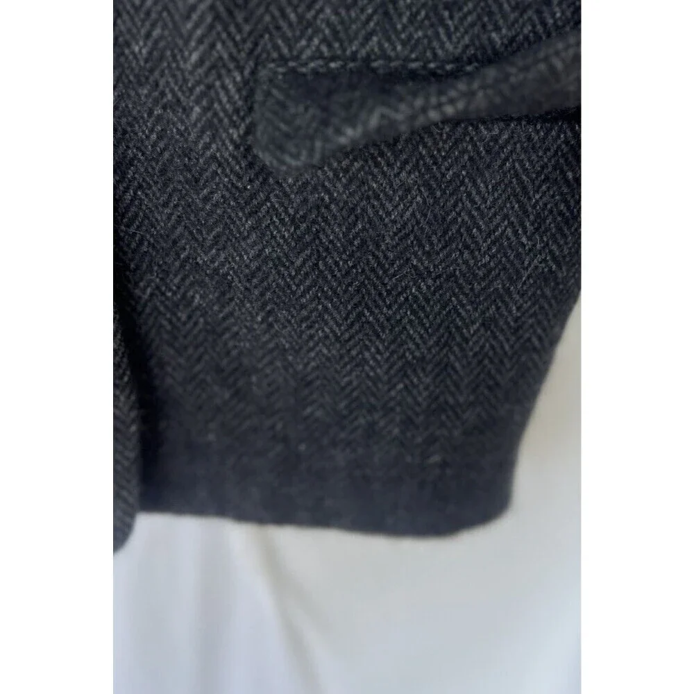 Isabel Marant pour H&M Kids Alpaca Wool Blazer Gray Herringbone Jacket 10-11Y